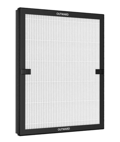 LUNINO空気清浄機 E-200 交換用 フィルター HEPAフィルター 集じんフィルター 脱臭 ホコリ 花粉 タバコ ハウスダスト 除菌 ホワイト 1個入り 互換品